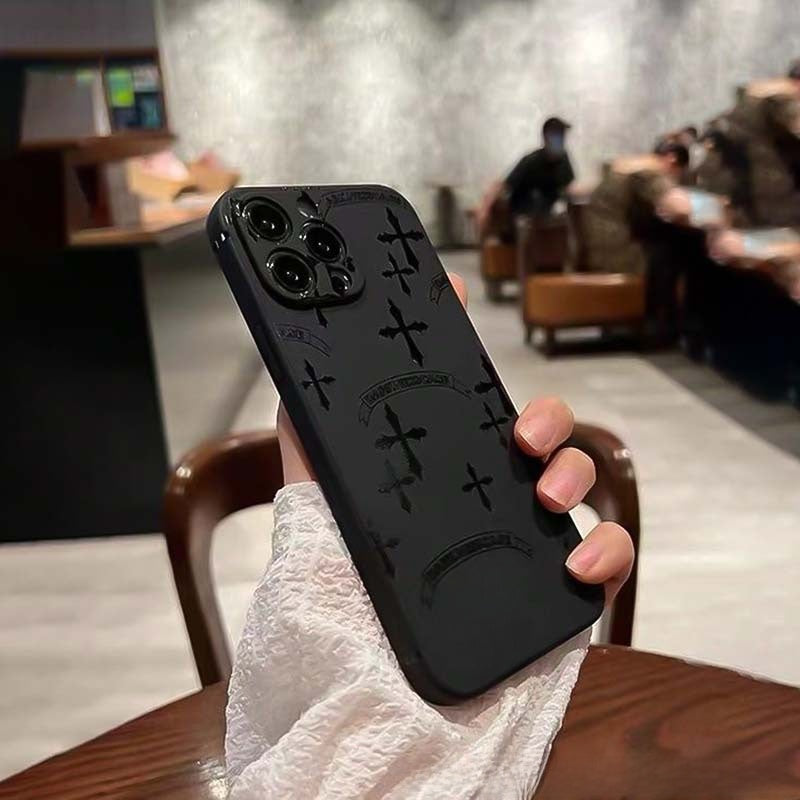 Black Cross-shaped Phone Case