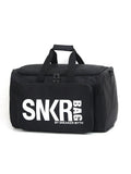 35L Sports Travel Bag with Green Interior Black