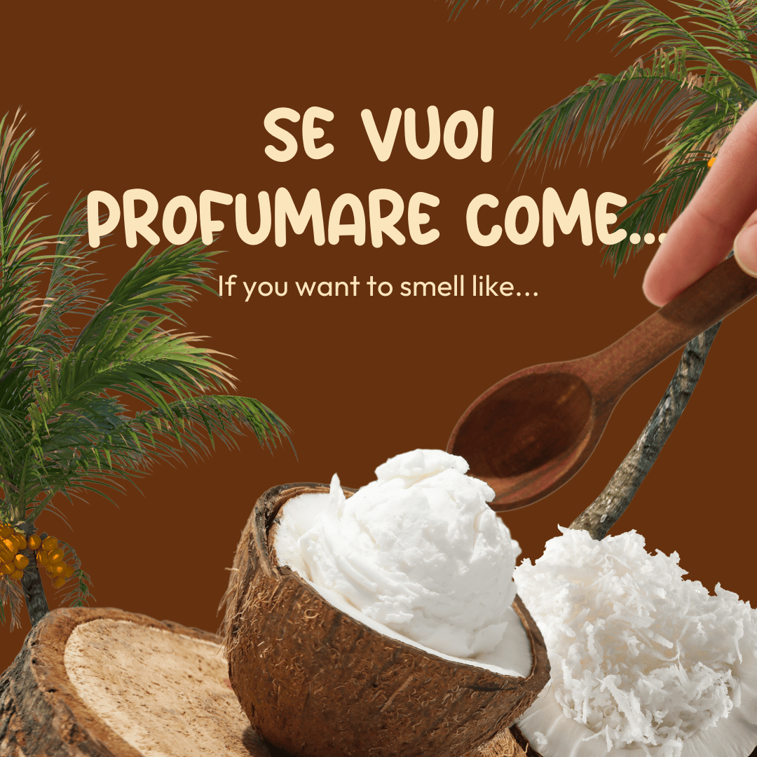 Acqua profumata cocco tropicale