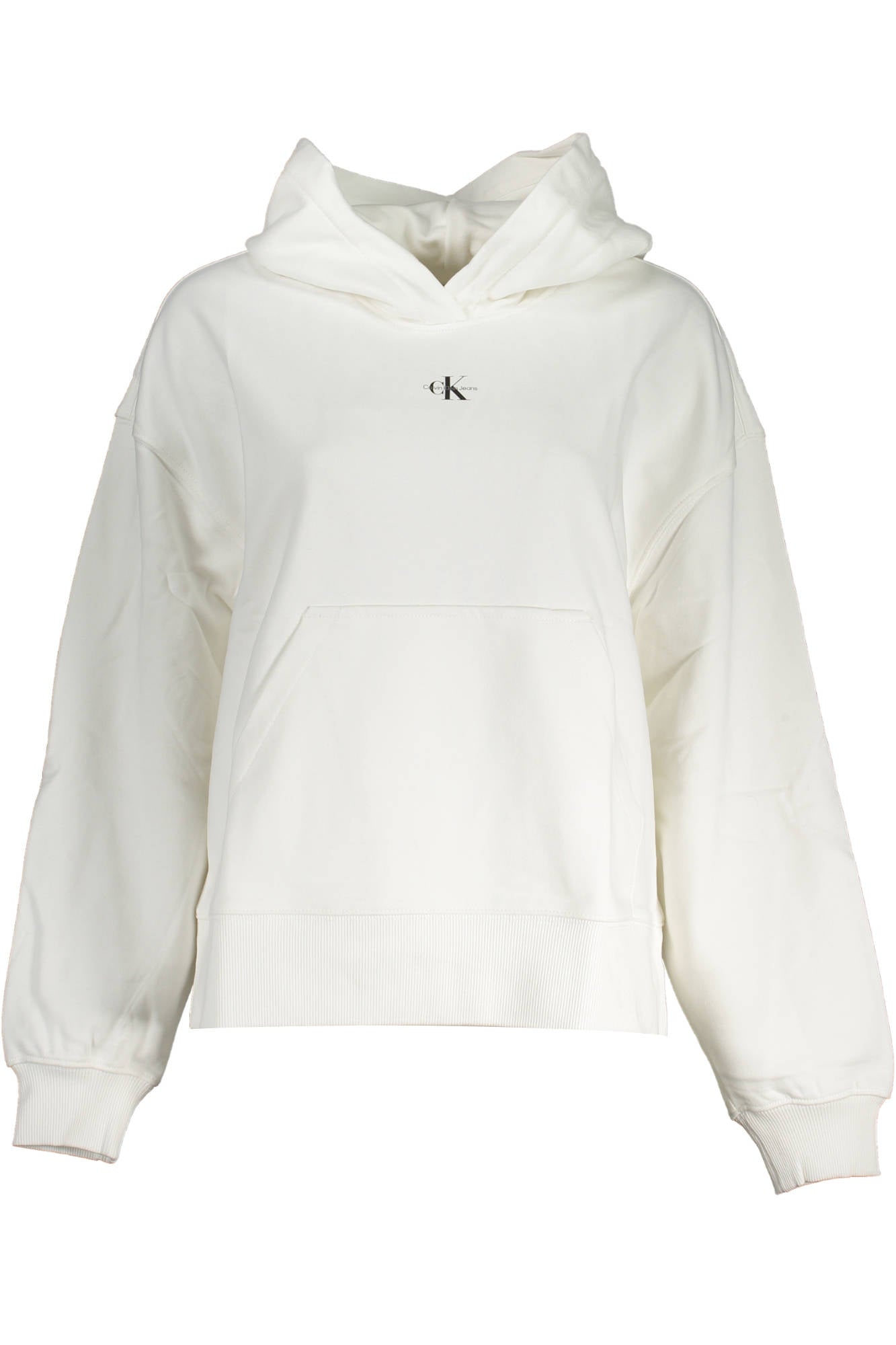 CALVIN KLEIN SWEATSHIRT WITHOUT ZIP WOMEN WHITE